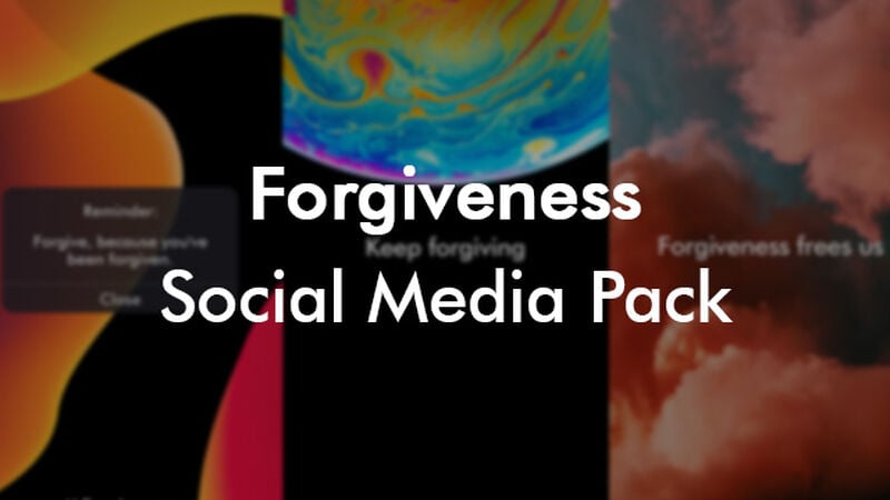 Forgiveness Social Media 10 Day Plan